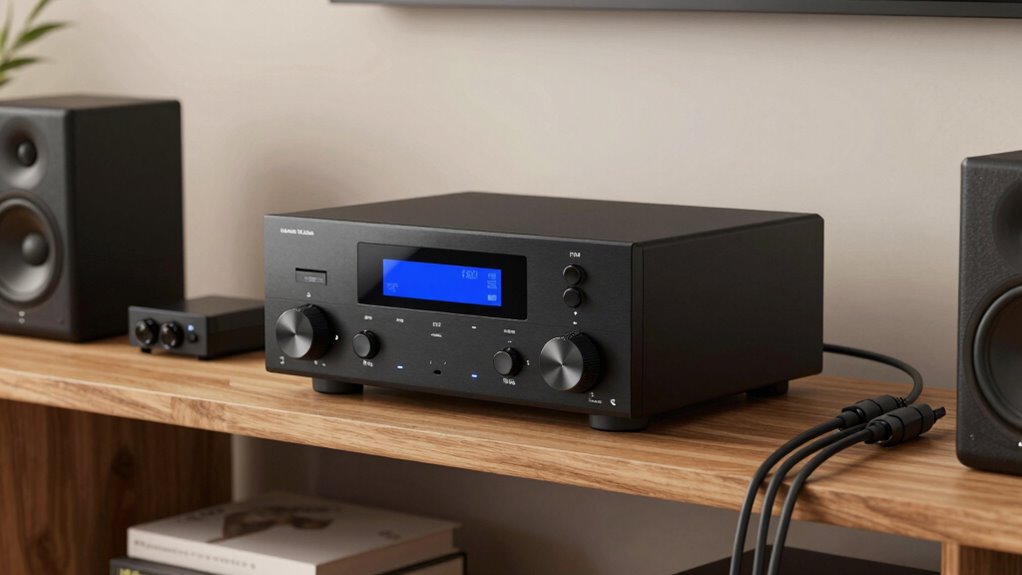 top small space av receivers