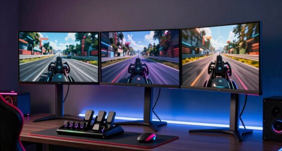 top triple monitor stands