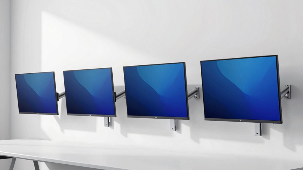 top wall mount monitor arms