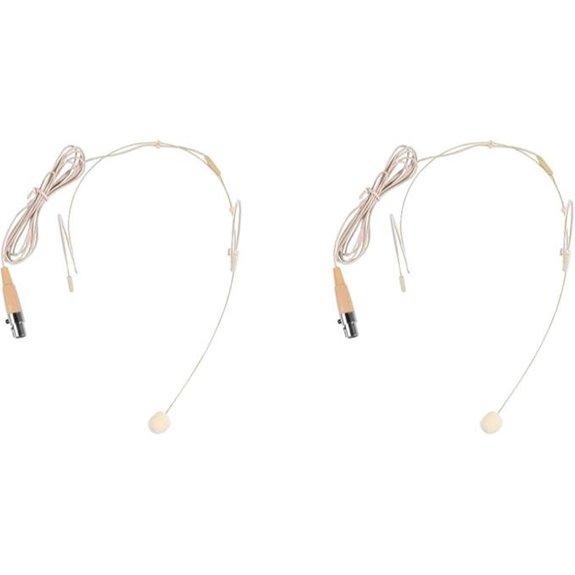 FAVOMOTO 2PCS Wired Microphone Headset for Lectures