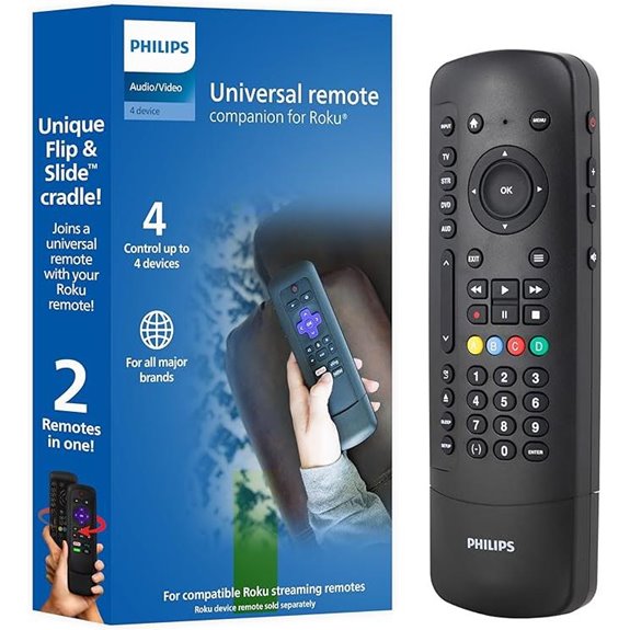 Philips Universal Remote for Smart TVs and Streaming Devices