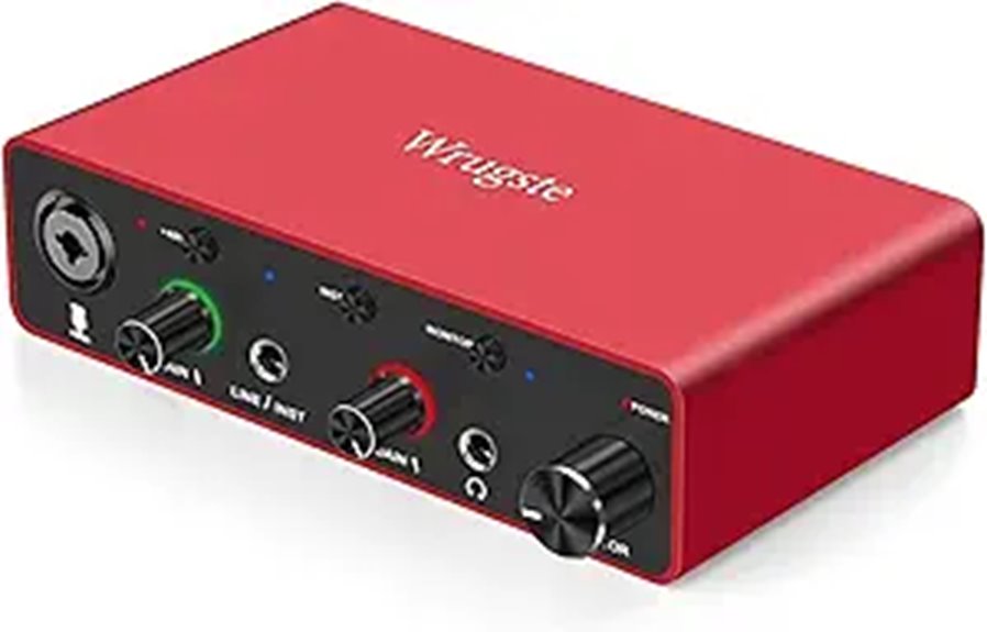 Wrugste USB Audio Interface with Phantom Power