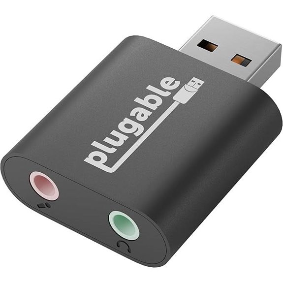 Plugable USB Audio Adapter with 3.5mm Jack