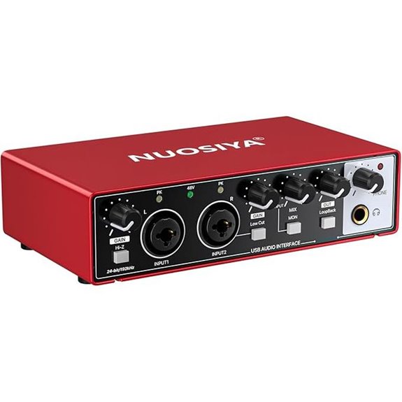 USB Audio Interface for PC Mac Recording and Streaming