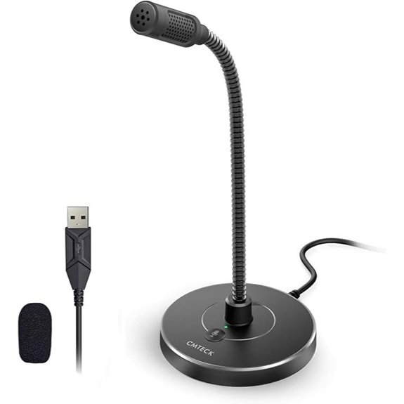 CMTECK USB Microphone with Noise Cancellation