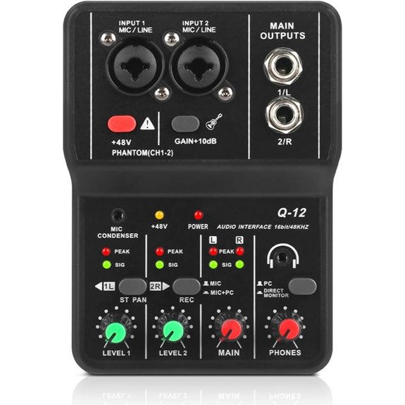 XTUGA USB Audio Interface for Recording Studio