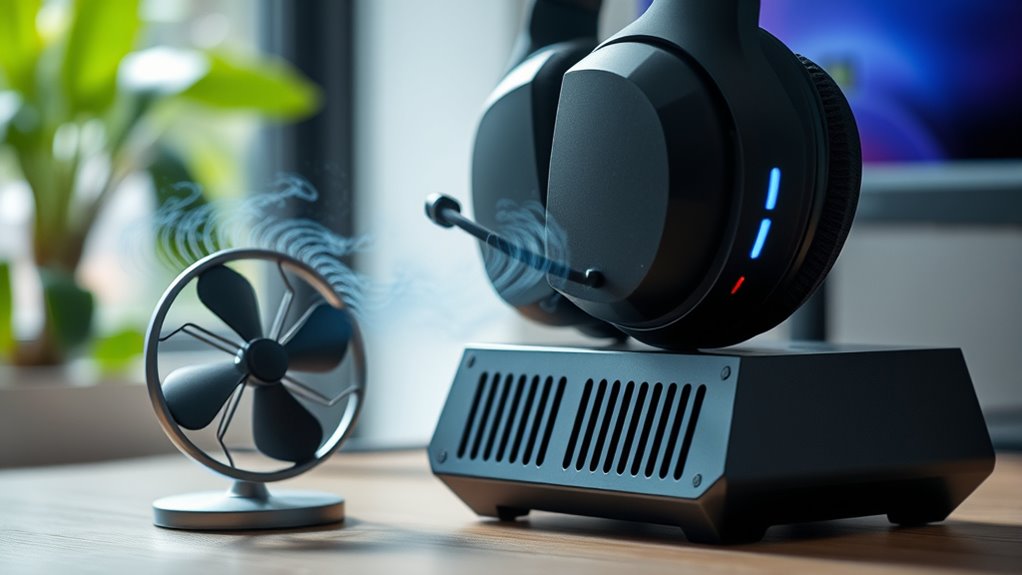 use cooling stand or fan