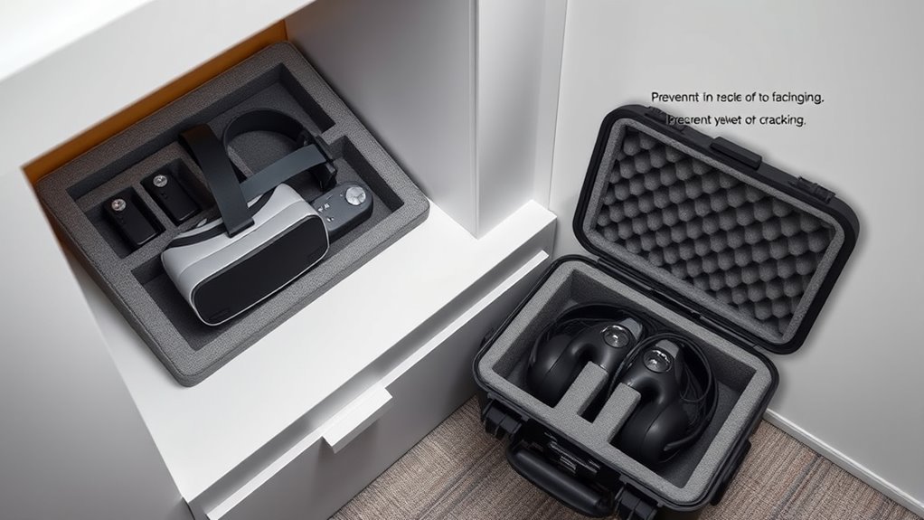 use proper protective storage