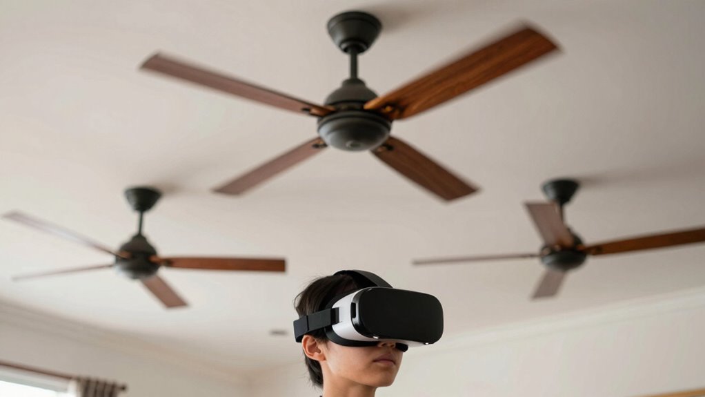 using vr with ceiling fans