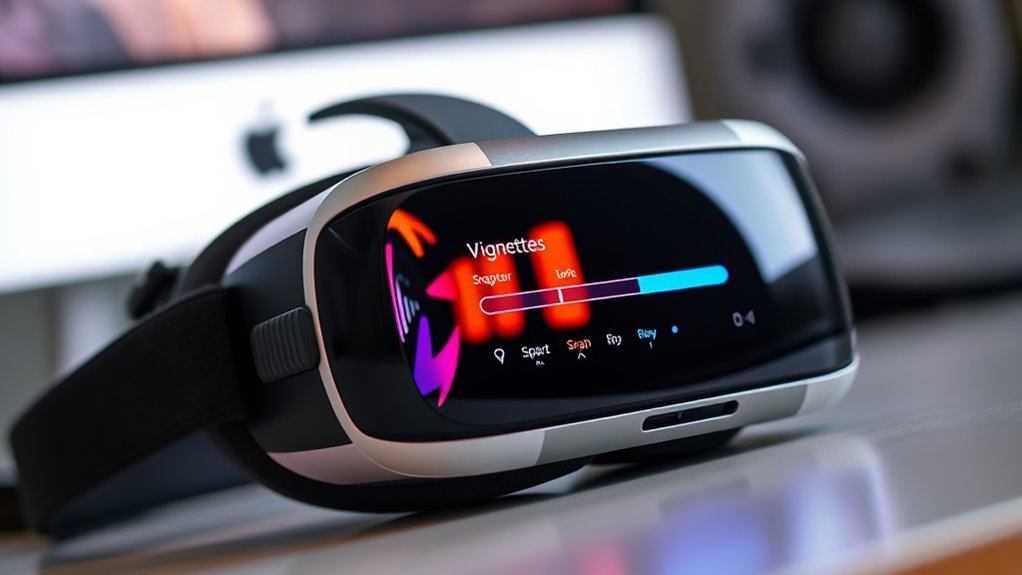 vignettes enhance vr comfort