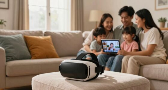 virtual family gathering setup