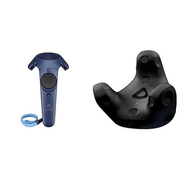 HTC Vive SteamVR Controller (2018) and HTC Vive Tracker (3.0) Bundle