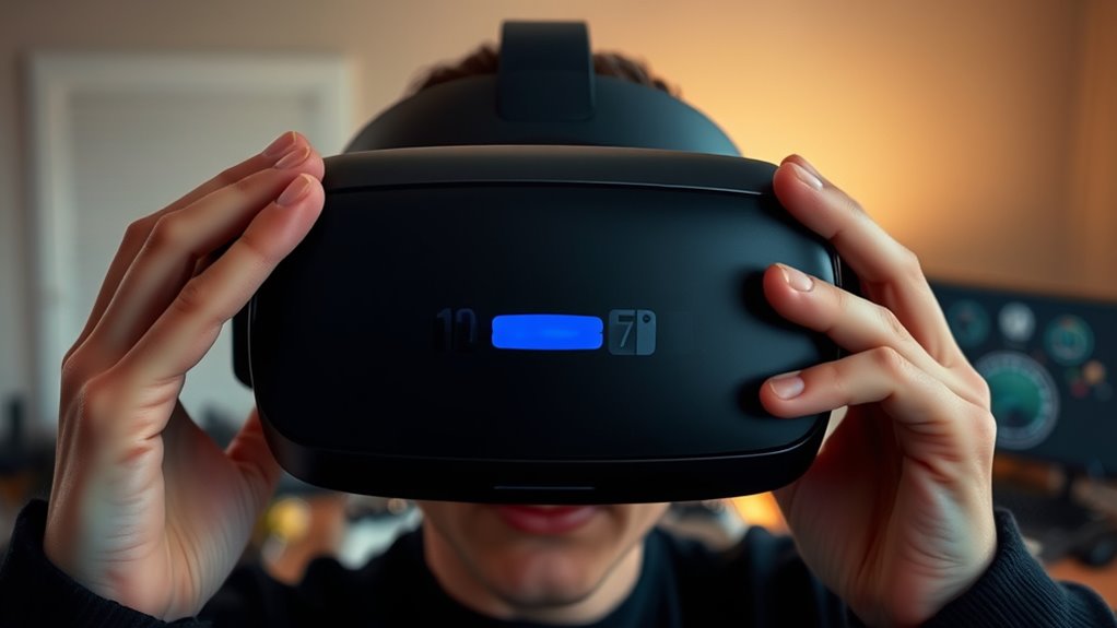 vr calibration for comfort