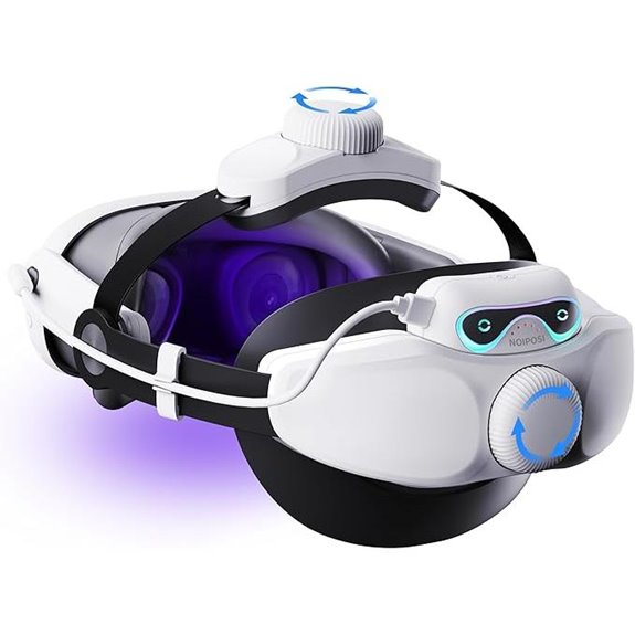 Noiposi 10000mAh VR Head Strap for Meta Quest