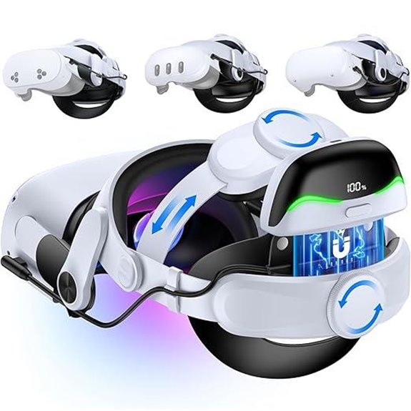 Kawaye VR Head Strap with Hot-Swap Battery Extension