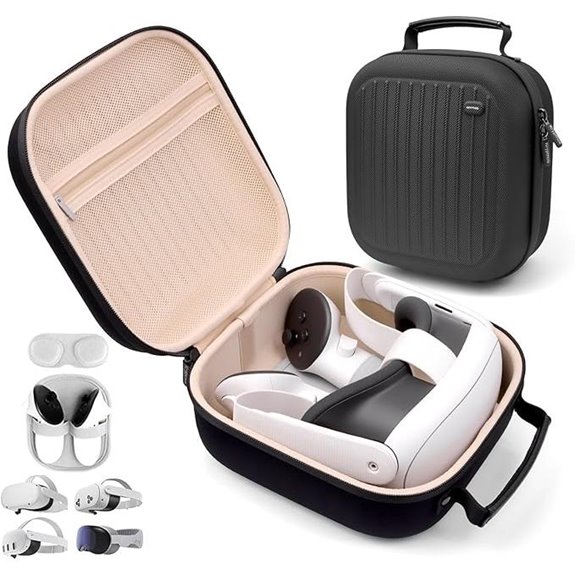 Krypthos VR Headset & Controller Carrying Case