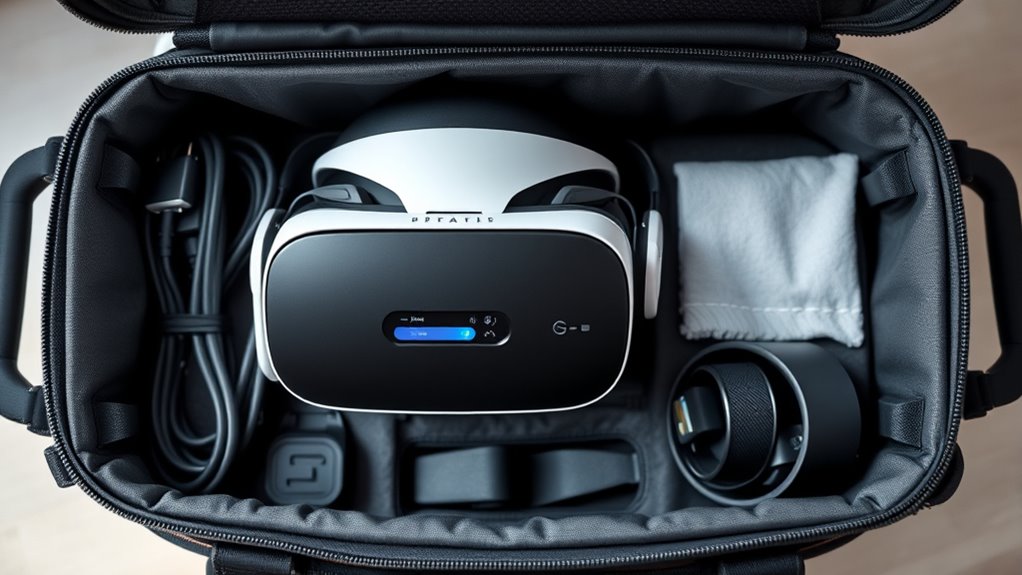 vr headset carrying considerations