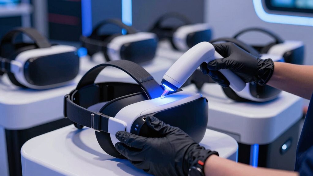 vr headset quick sanitation