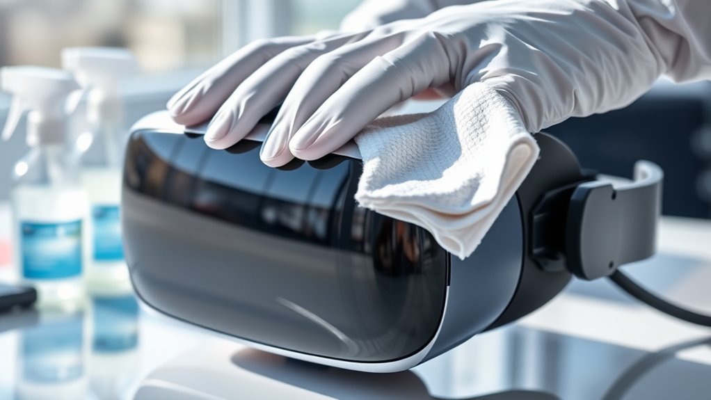 vr headset sanitation procedures