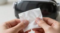 vr lens cleaning safety