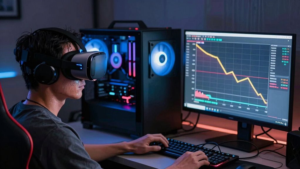 vr performance drops due to overheating