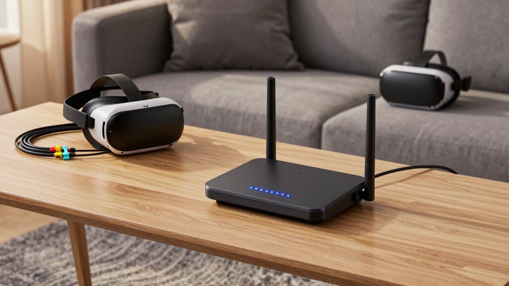 vr router network setup