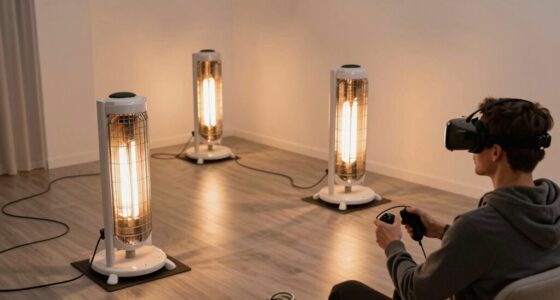 vr safety with heaters