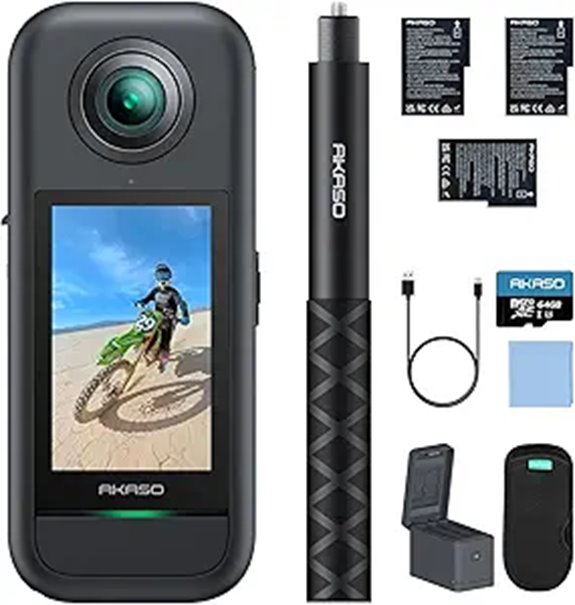 AKASO 360 Weatherproof Action Camera with 64GB Card