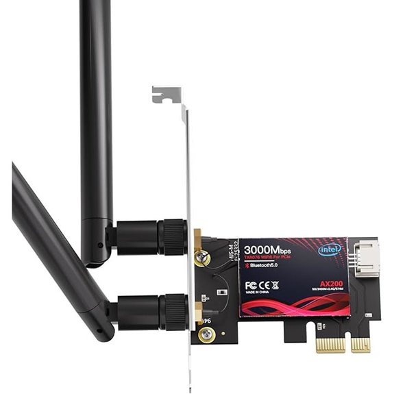 WiFi 6 PCIe Card with Bluetooth 5.2