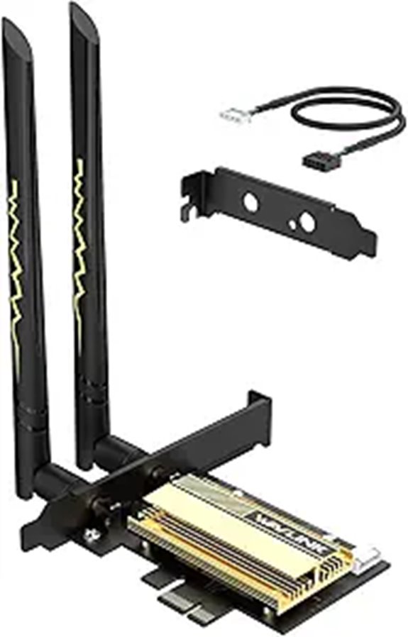 WAVLINK AXE5400 WiFi 6E PCIe Card with Bluetooth