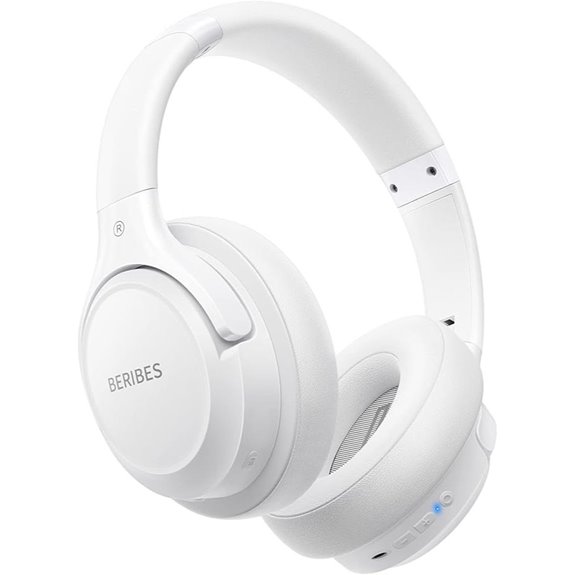 BERIBES Bluetooth Over-Ear Headphones with Microphone
