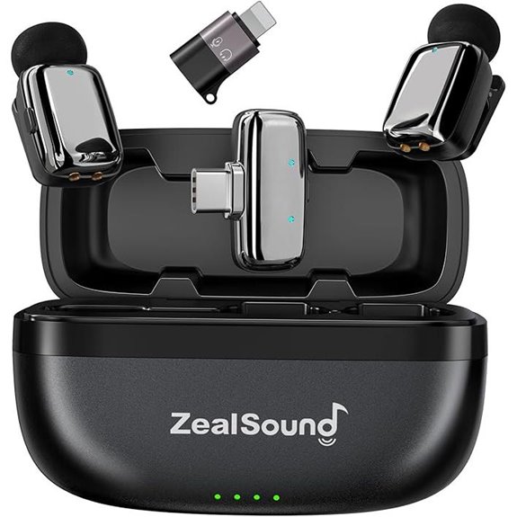 ZealSound Wireless Lavalier Microphone for Devices