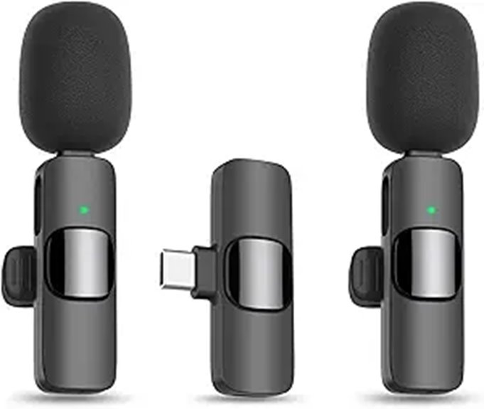 MAYBESTA Wireless Lavalier Microphone for Smartphones