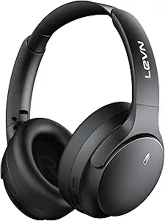 LEVN Wireless Noise-Canceling Headphones with Deep Bass