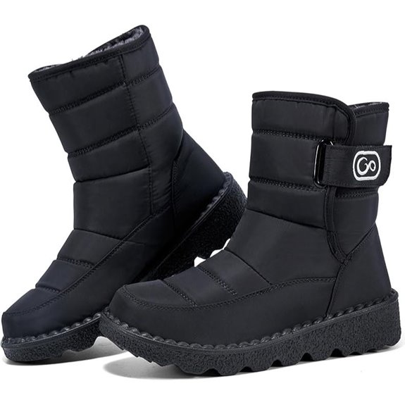 Ablanczoom Women's Waterproof Fur-Lined Snow Boots