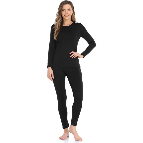 WEERTI Women's Fleece-Lined Thermal Long Johns