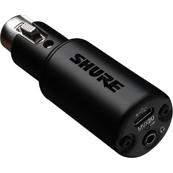 Shure MVX2U XLR-to-USB Interface with Headphone Jack