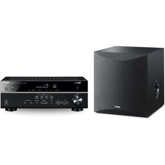 YAMAHA RX-V385 5.1 4K AV Receiver & Subwoofer
