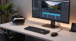multifunctional vr editing desk