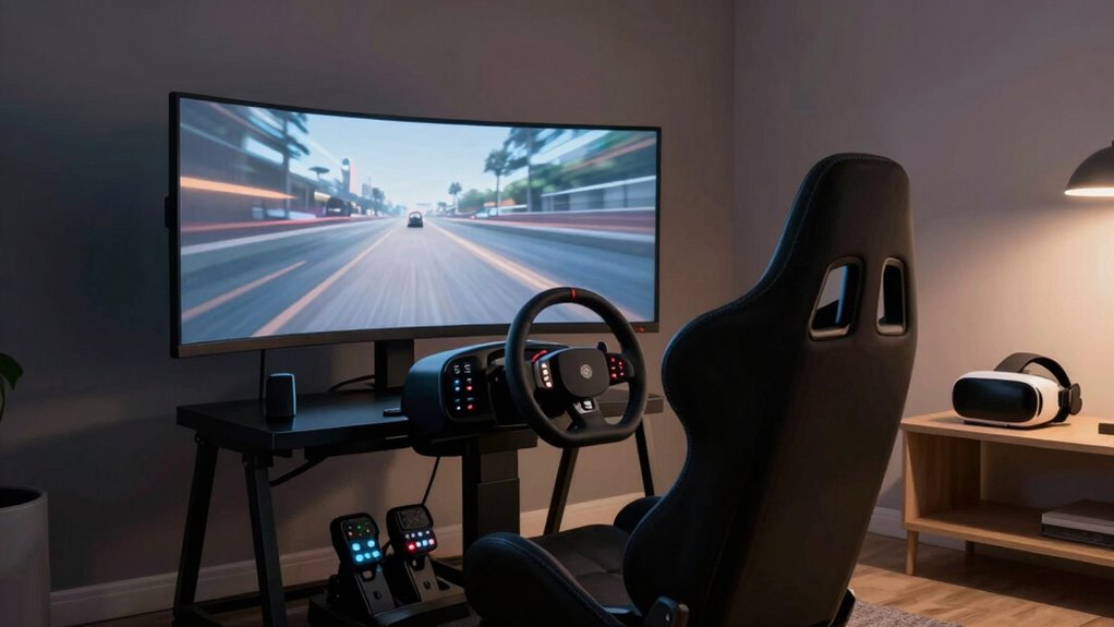 optimize vr racing comfort