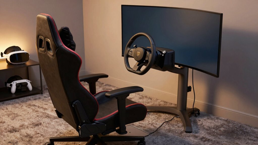 optimize vr racing ergonomics