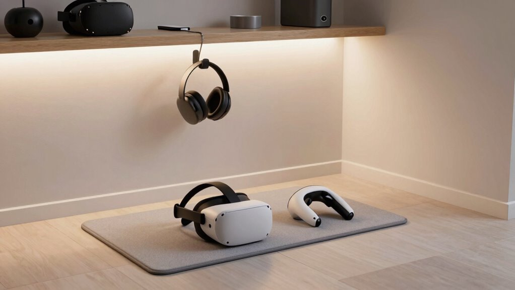 organize vr space neatly