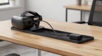 organized workspace cable management
