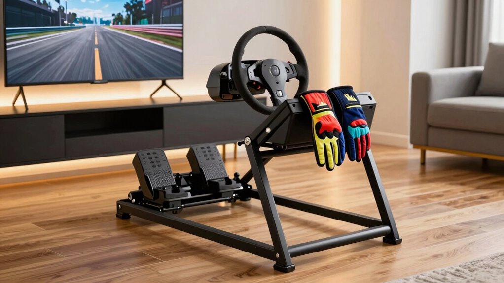 space efficient racing stand