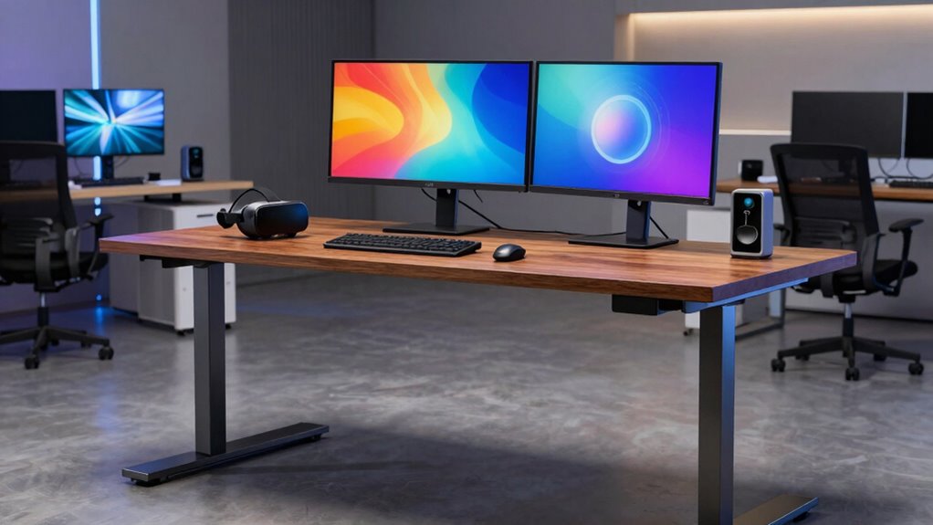 sturdy ergonomic vr workspace