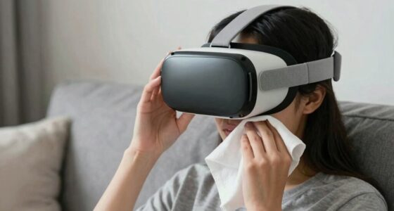 use vr cautiously during illness