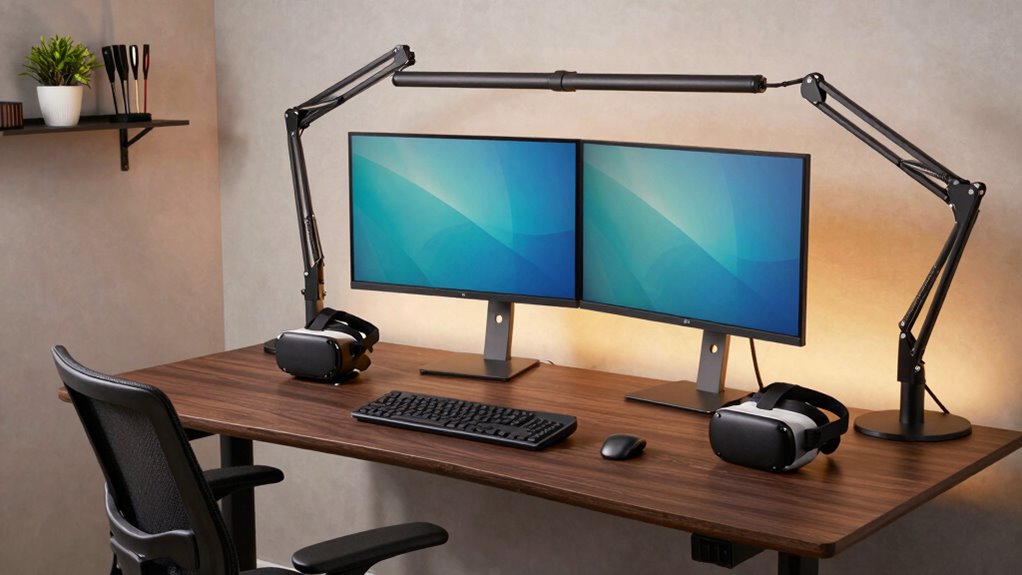 versatile organized ergonomic workspace