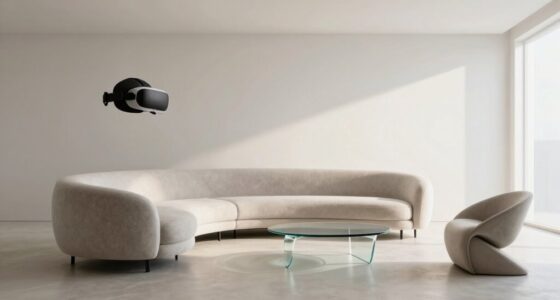 vr compatible furniture arrangement