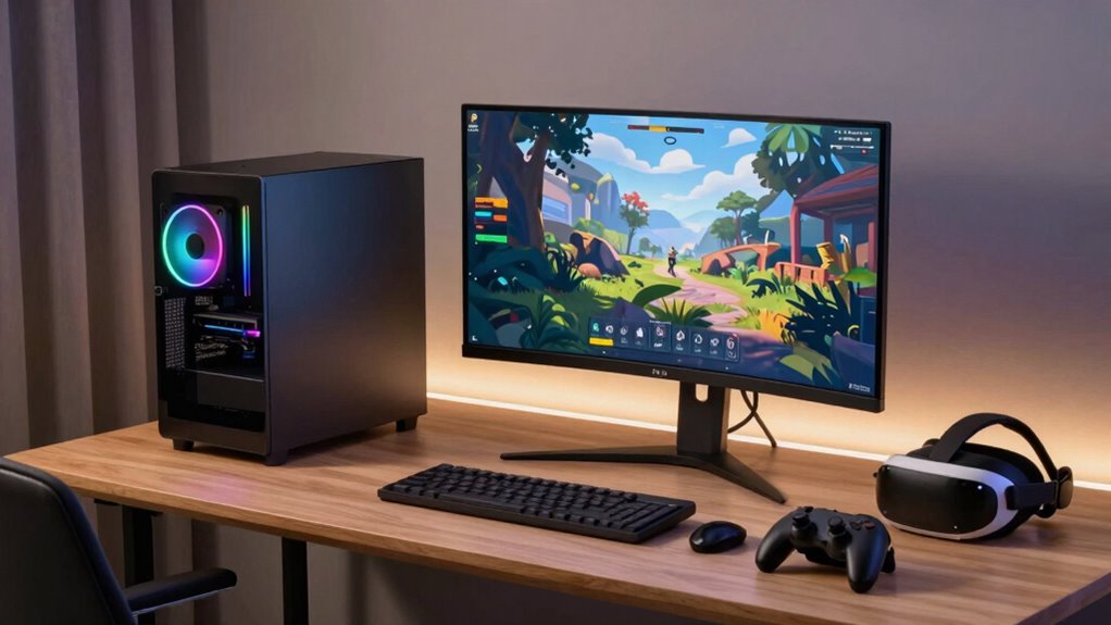 vr desktop compatibility and size