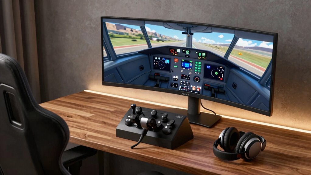 vr flight sim setup